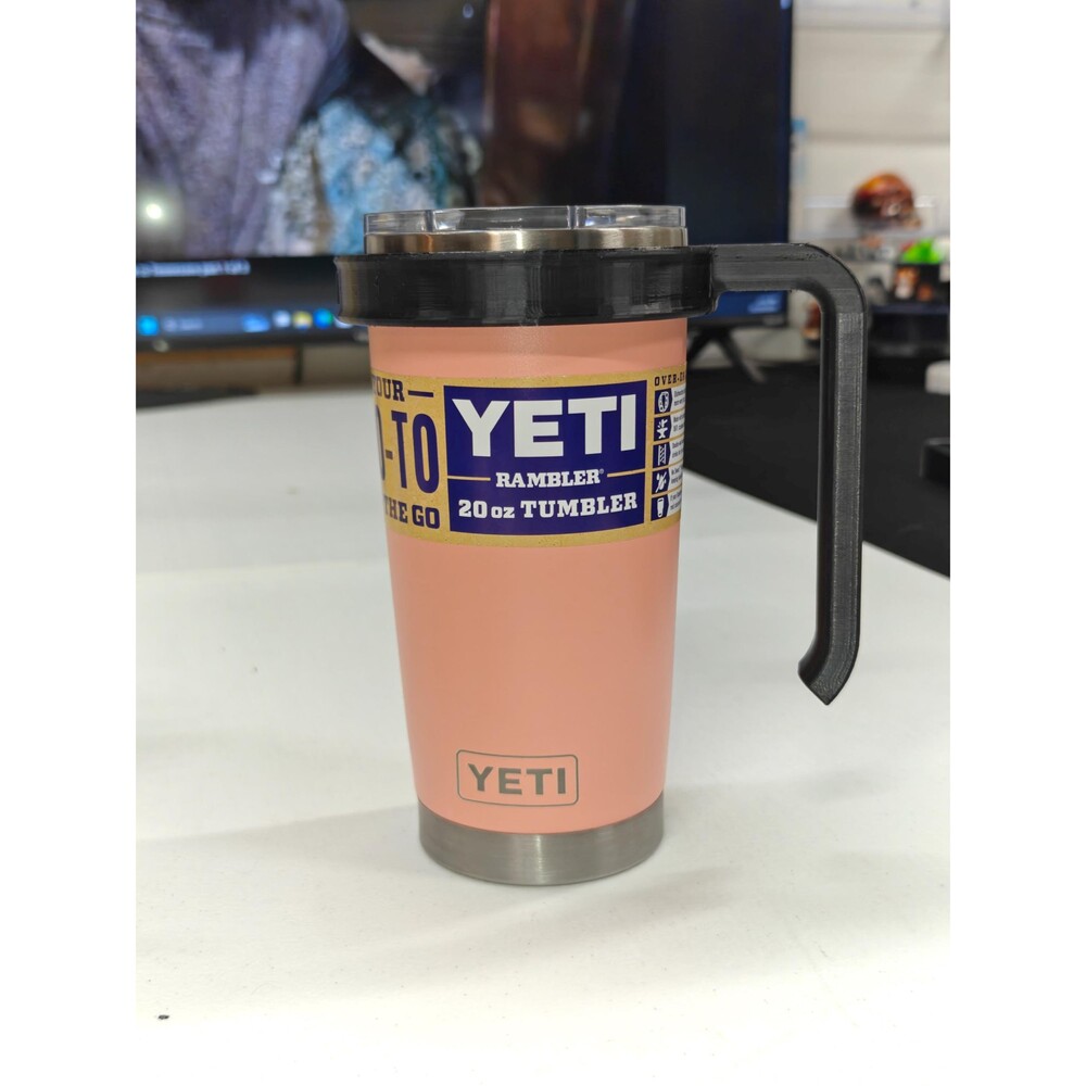 20oz Tumbler Handle | 3D Printed Grip for YETI Rambler